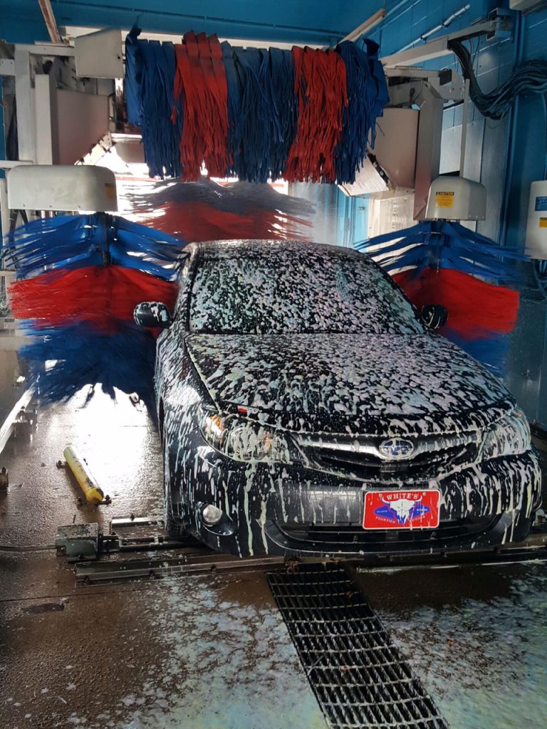 car bottom blast wash home